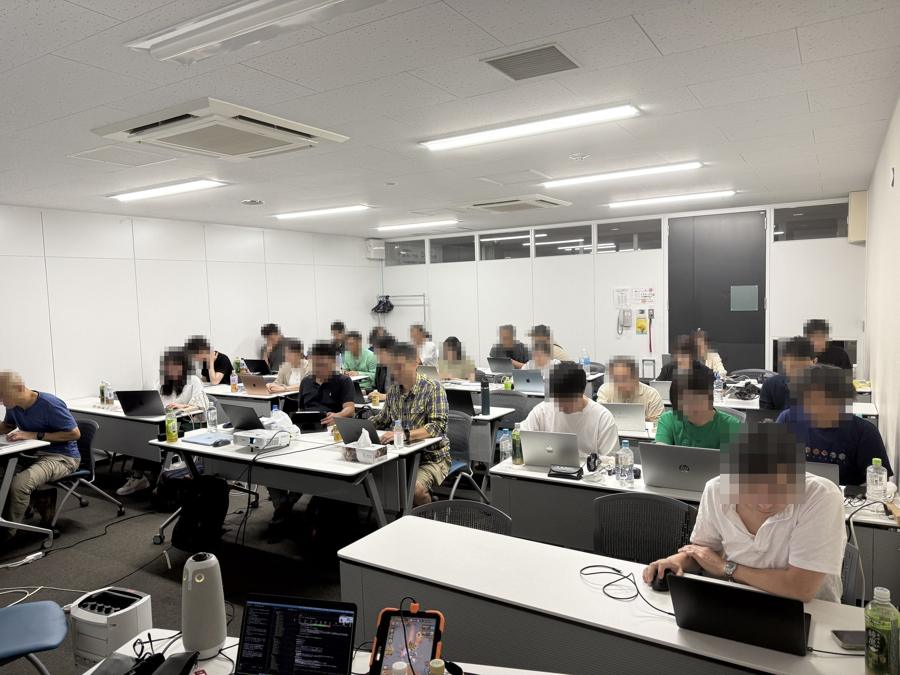 地獄のAI合宿の様子