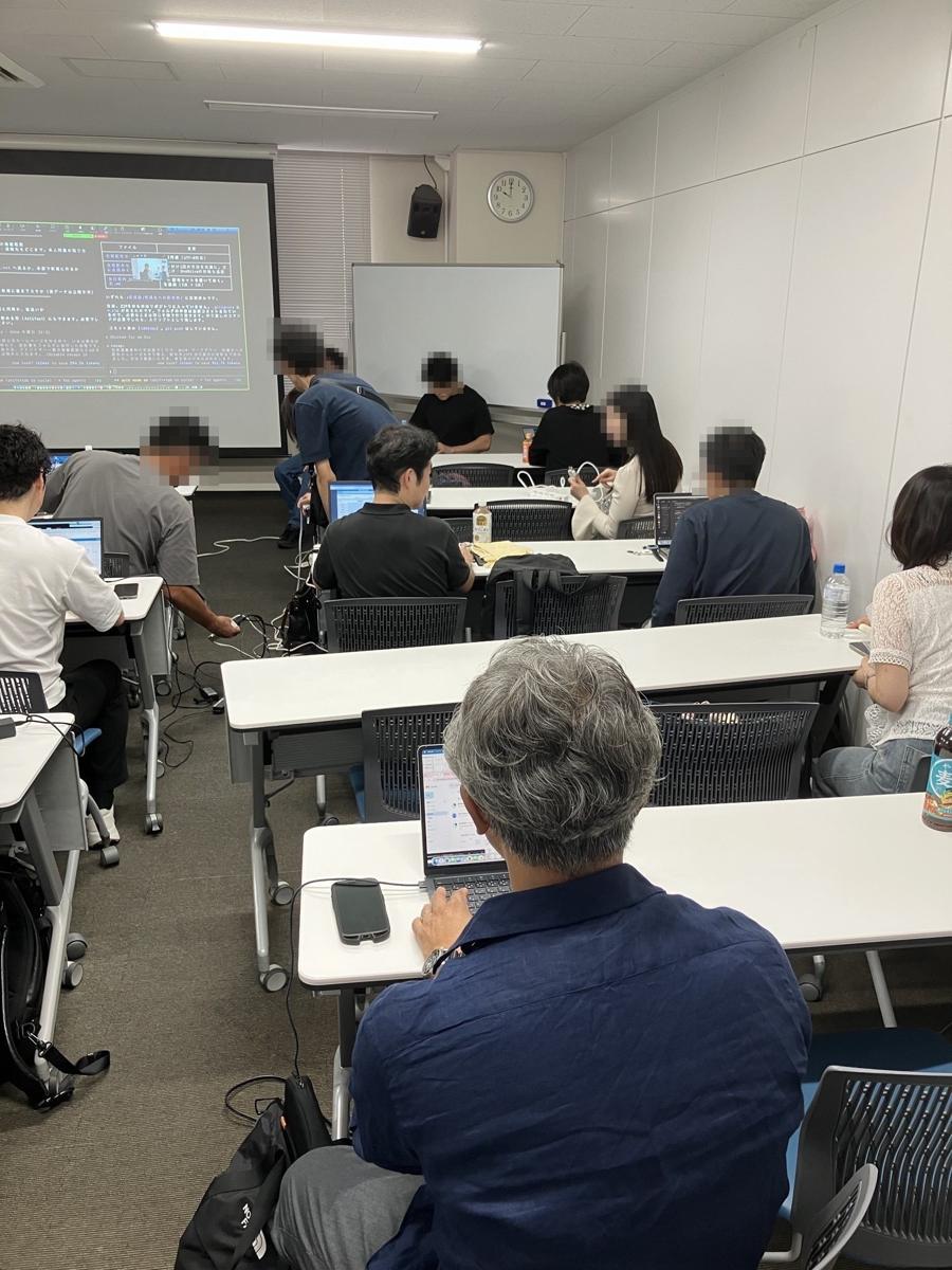 地獄のAI合宿の様子