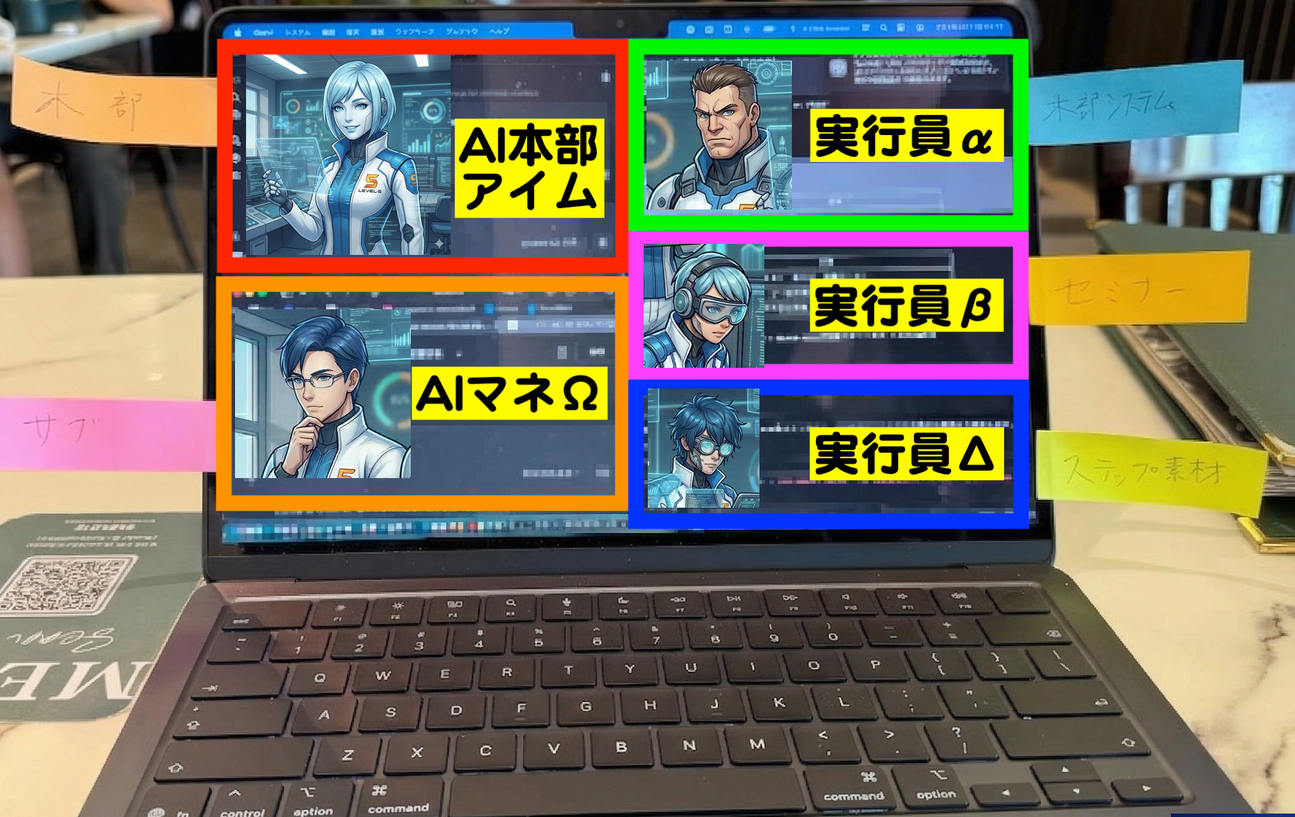 AI経営本部 実際の稼働画面